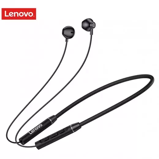 Lenovo Neckband Bluetooth Earphone Black